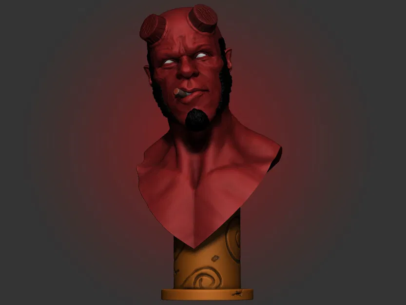 Tượng Bán Thân Hellboy - Image 1