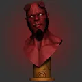 Tượng Bán Thân Hellboy - Thumbnail 1