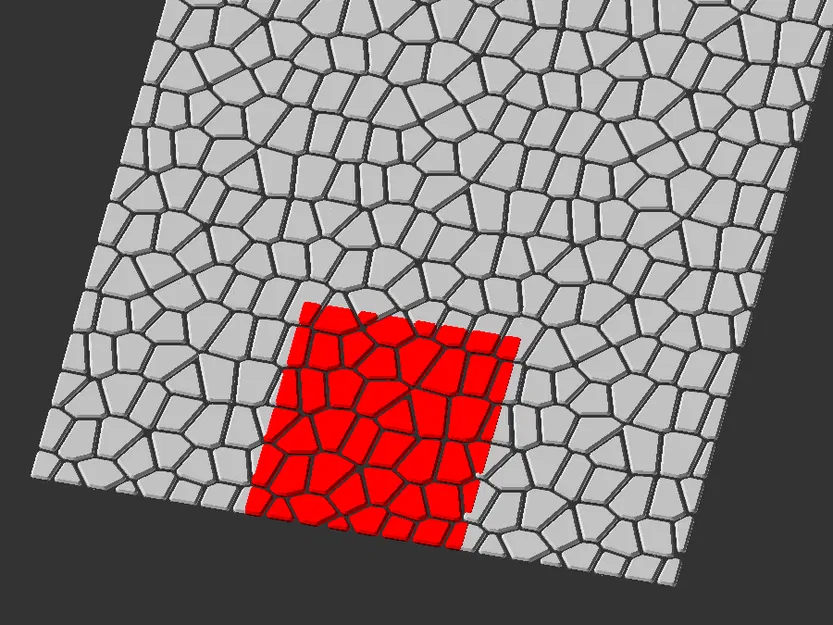 Con lăn hoa văn Voronoi liền mạch - Image 2