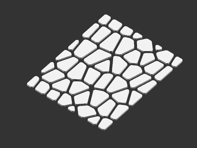 Con lăn hoa văn Voronoi liền mạch - Image 4