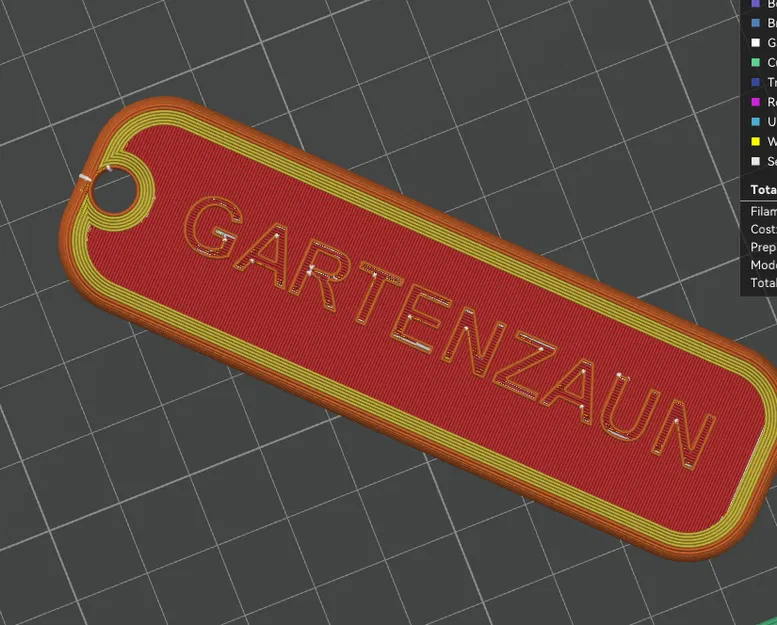 Móc Khóa Hàng Rào Vườn - Image 1