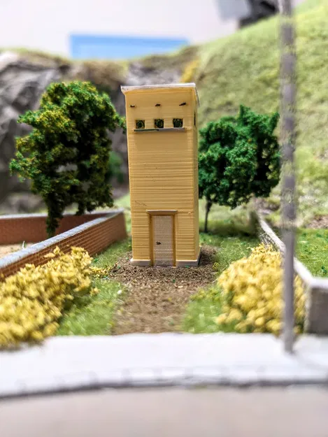 Mô Hình N - Tòa Nhà Bưu Điện Kiểu Tháp - Image 1