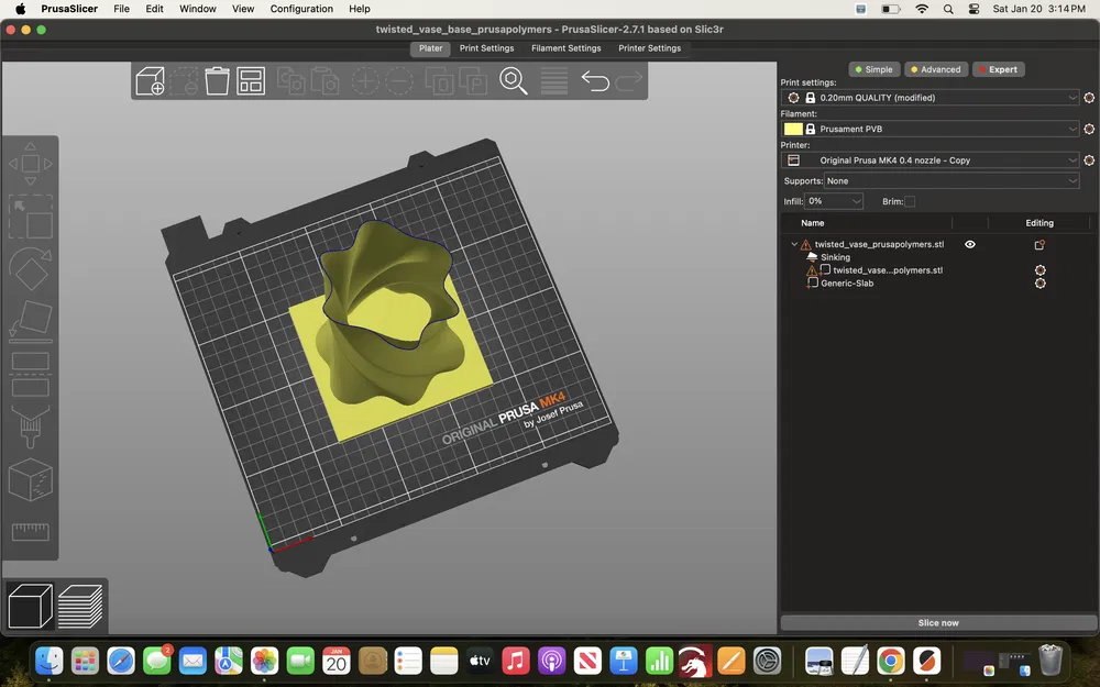 Chậu Hoa Prusament PVB Có Đáy - Image 2