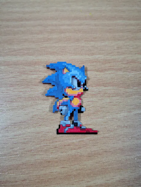 Sonic the Hedgehog (Mô hình 3D in màu) - Image 1