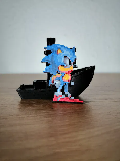 Sonic the Hedgehog (Mô hình 3D in màu) - Image 4