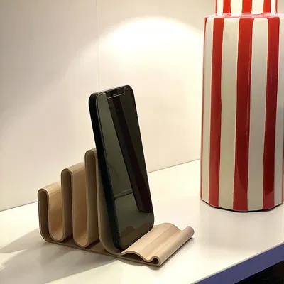 Chân đế điện thoại di động kiểu dáng hiện đại, uốn lượn