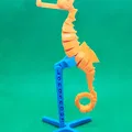Mô hình Đồ chơi Cá ngựa Khớp nối và Tạo dáng được, có Đế - Thumbnail 1