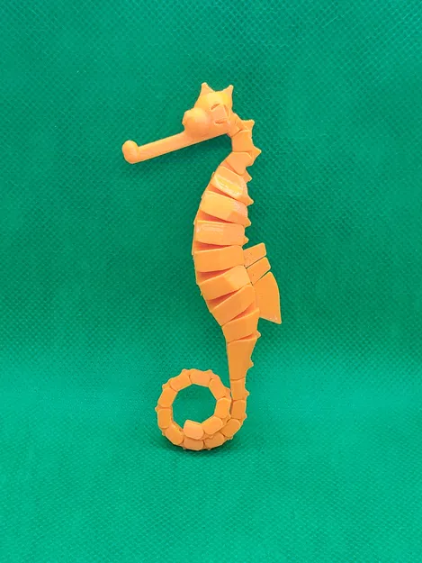 Mô hình Đồ chơi Cá ngựa Khớp nối và Tạo dáng được, có Đế - Image 2