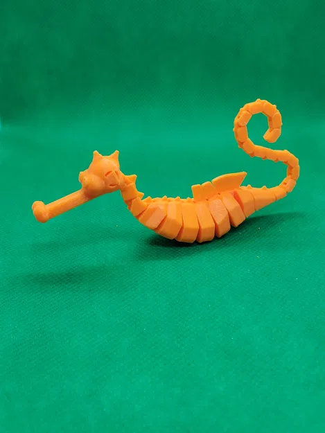 Mô hình Đồ chơi Cá ngựa Khớp nối và Tạo dáng được, có Đế - Image 7