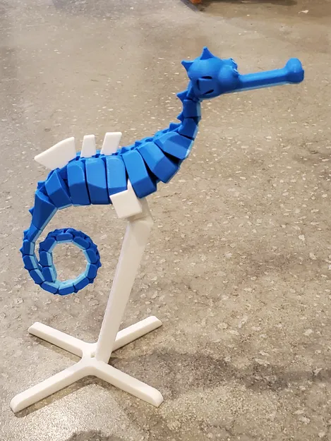 Mô hình Đồ chơi Cá ngựa Khớp nối và Tạo dáng được, có Đế - Image 13