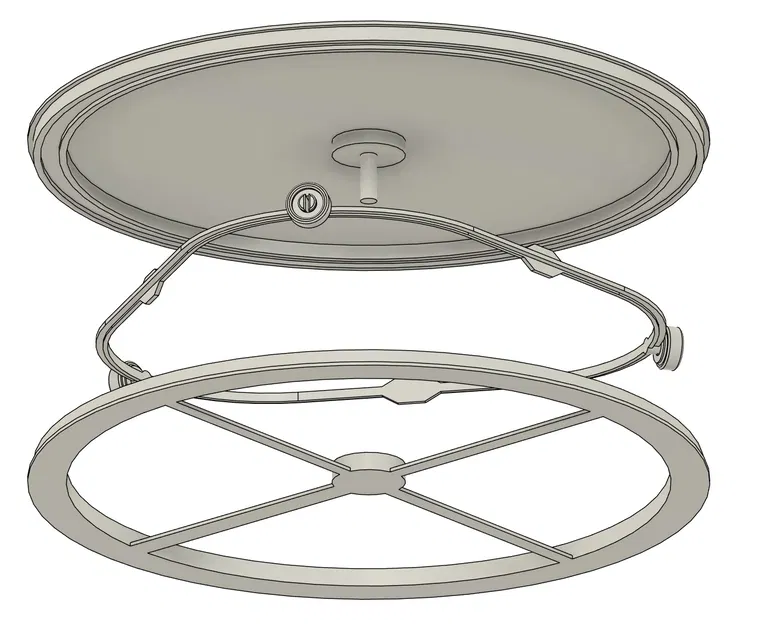 Bàn Xoay Airbrush Không Cần Vòng Bi - Image 2