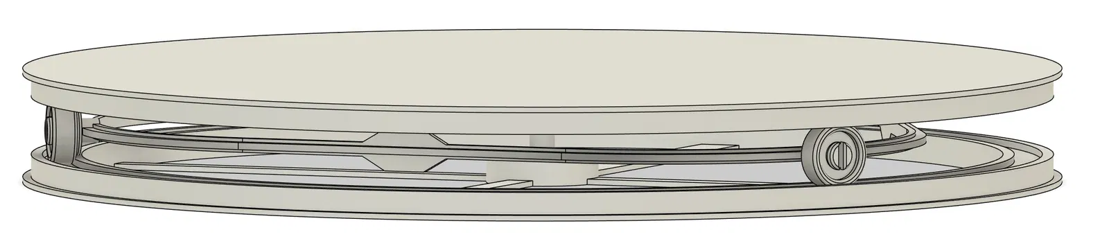 Bàn Xoay Airbrush Không Cần Vòng Bi - Image 4