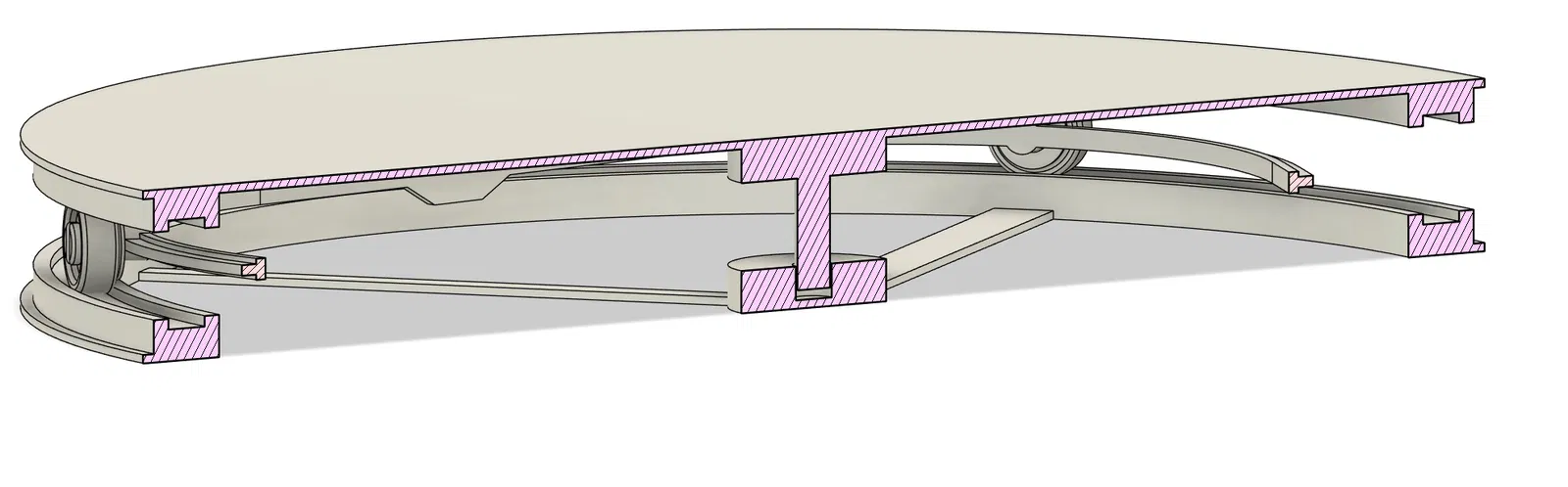 Bàn Xoay Airbrush Không Cần Vòng Bi - Image 5
