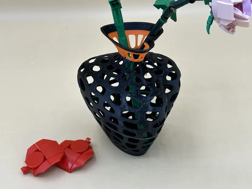 Chậu Hoa Hồng Hình Trái Tim Dành Cho Hoa Giả - Image 4