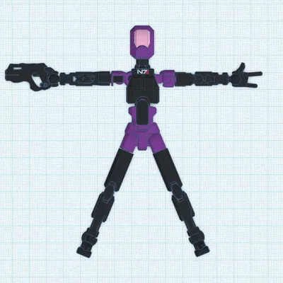 DUMMY 13 đi COMIC CON - Mass Effect - Tali Zorah Vas Normandy V1.1