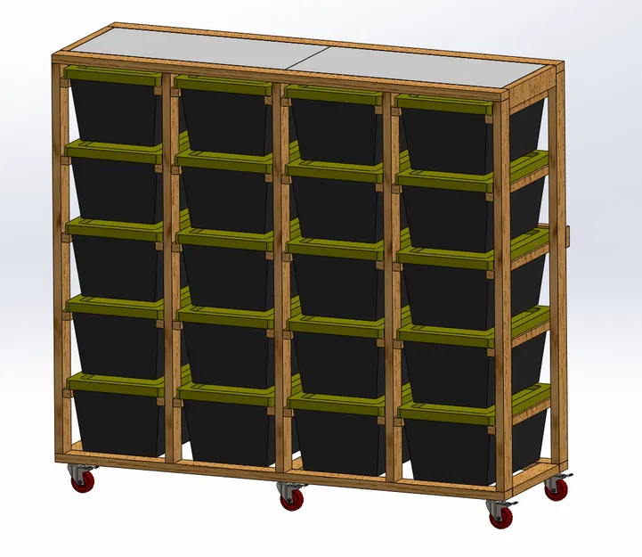 Giá đỡ thùng di động - Thùng 17 Gallon - Image 1