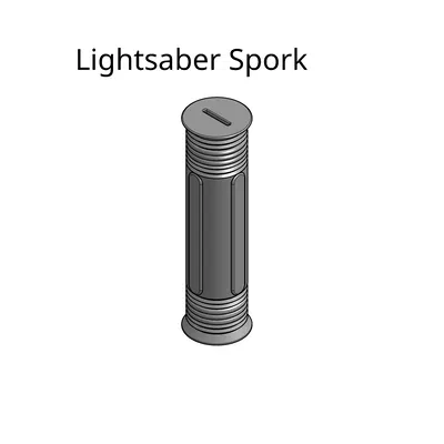 Nĩa Đèn Kiếm Lightsaber Spork