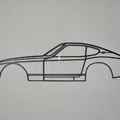 Nghệ Thuật Treo Tường Hình Bóng Datsun 280Z - Thumbnail 1