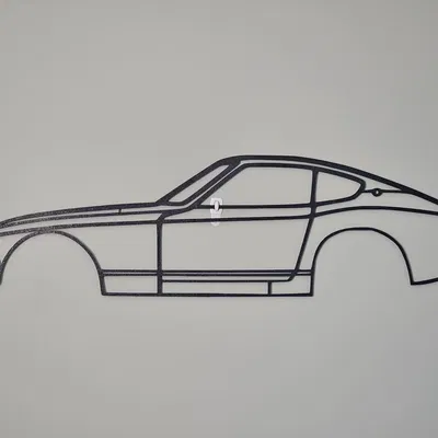 Nghệ Thuật Treo Tường Hình Bóng Datsun 280Z