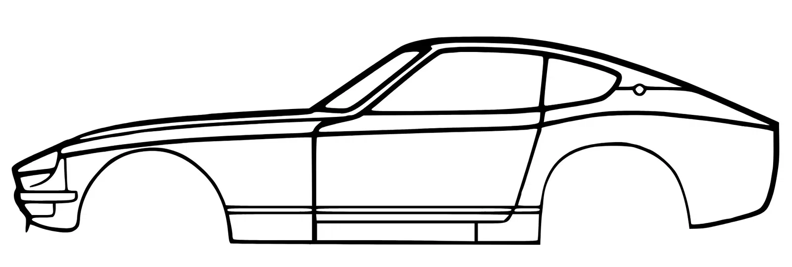 Nghệ Thuật Treo Tường Hình Bóng Datsun 280Z - Image 2