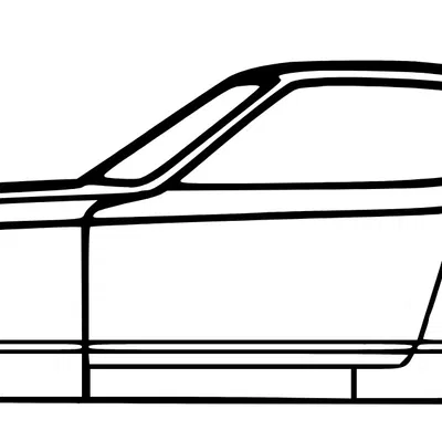 Nghệ Thuật Treo Tường Hình Bóng Datsun 280Z