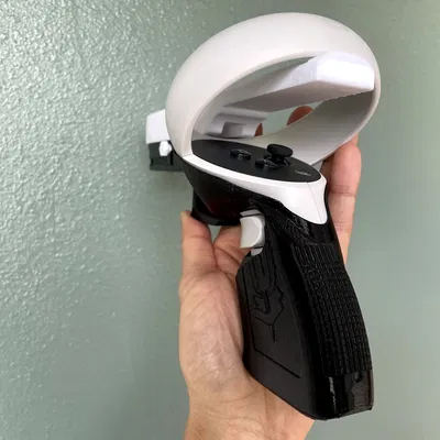 Chewey_GLK-17_Q1: Báng súng VR cho Oculus Quest 1