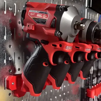Giá đỡ Dụng cụ & Pin Milwaukee M12 cho Wall Control / Pegboard