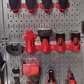 Giá đỡ Dụng cụ & Pin Milwaukee M12 cho Wall Control / Pegboard - Thumbnail 2