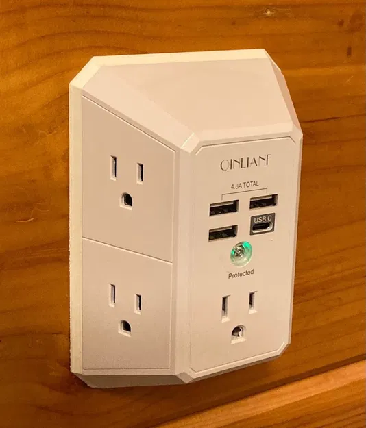 Miếng Đệm Tường Cho Bộ Chia Ổ Cắm 5 Lỗ - Image 1