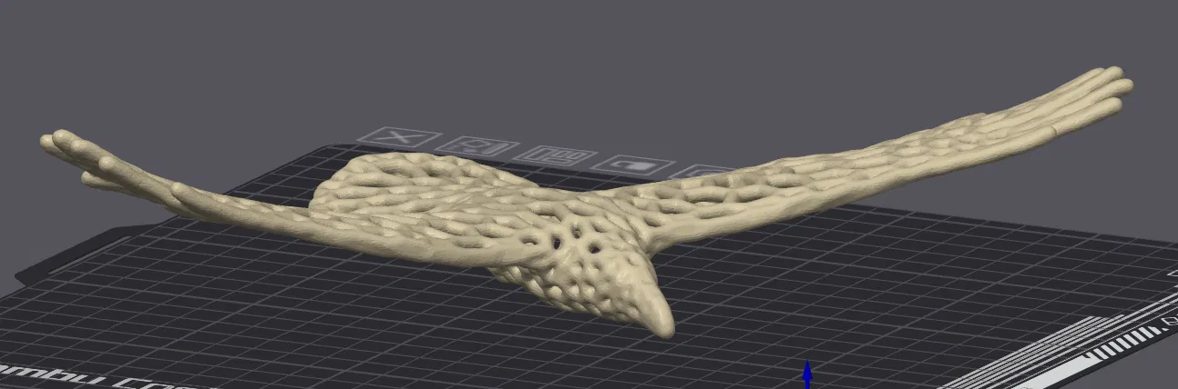 Mô Hình Quạ Bay Voroni - Image 1