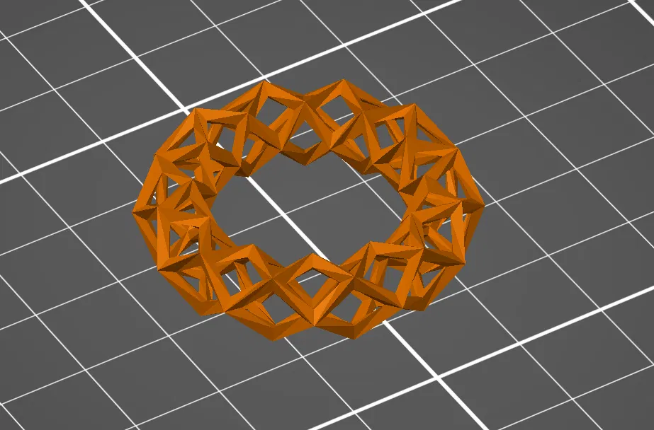 Nhẫn Phức Tạp (Low Poly) - Image 1