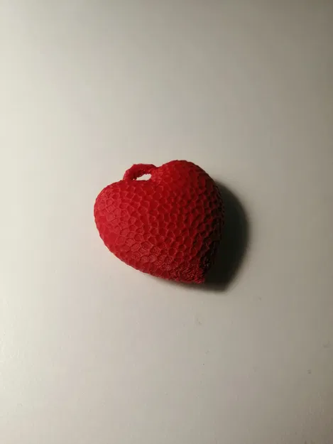 Móc Khóa Trái Tim - Voronoi - Image 1