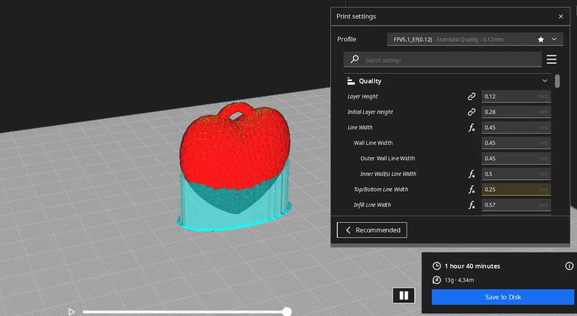 Móc Khóa Trái Tim - Voronoi - Image 2