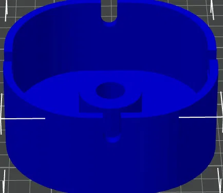 Gạt Tàn Tròn Cơ Bản Có Chỗ Dập Điếu Lớn Hơn - Image 1