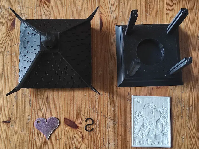 Lồng Đèn Kỷ Niệm – Giá Đỡ Lithophane Chiếu Sáng - Image 3