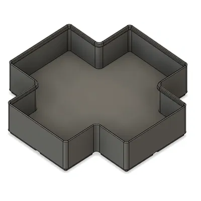 Khuôn Lưới Gridfinity Không Chữ Nhật - Mẫu Fusion 360 (Parametric)