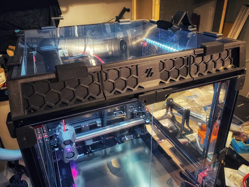 Nắp trên Voron 2.4 / Trident - Mẫu Tách Rời, Giảm Thời Gian In & Chỉ 5g Hỗ Trợ - Image 1