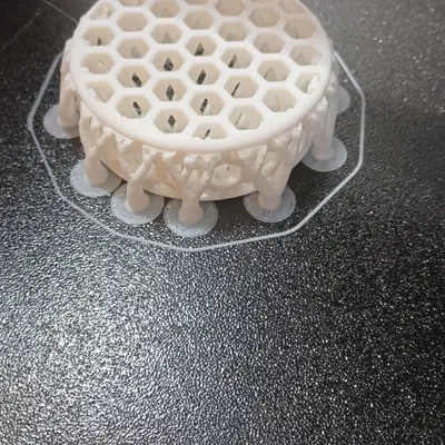 Puck Khúc Côn Cầu Lục Giác Không Khí V2 (Mạnh Hơn)