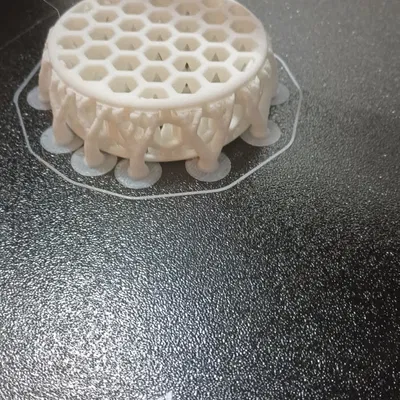 Puck Khúc Côn Cầu Lục Giác Không Khí V2 (Mạnh Hơn)