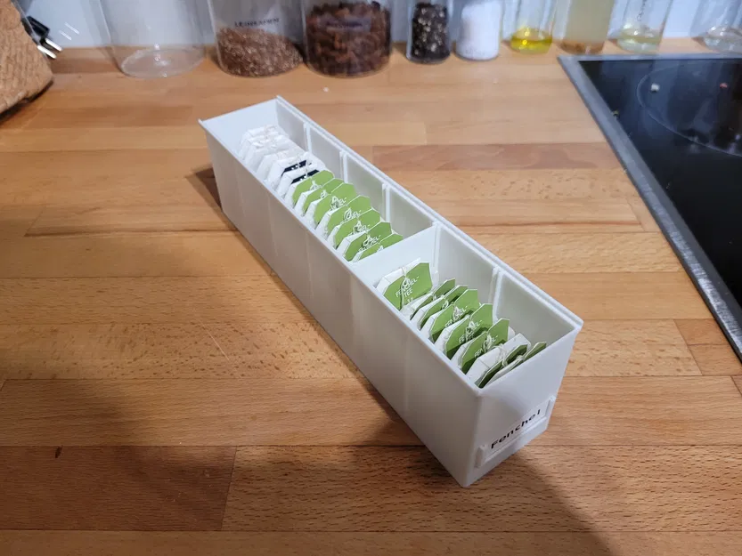 Hộp Đựng Trà Túi Lọc Xếp Chồng Có Vách Ngăn - Image 4