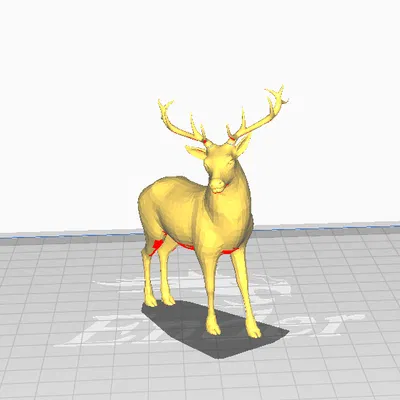 Tượng Tuần Lộc 3D