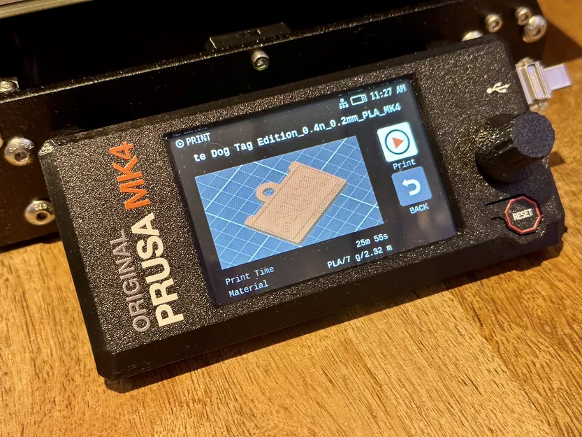 DOOD! Thẻ Tên Chó Cho Tấm Build Magnetic Prusa - Image 2