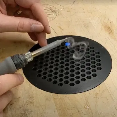 Máy hút khói hàn thổi xuống