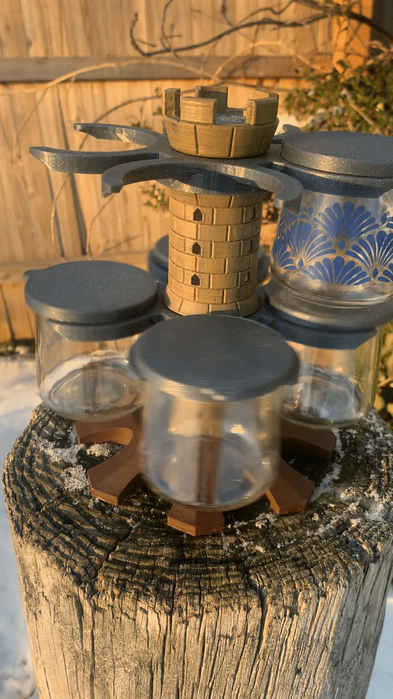 Giá Xoay Đựng Hũ Sữa Chua Oui