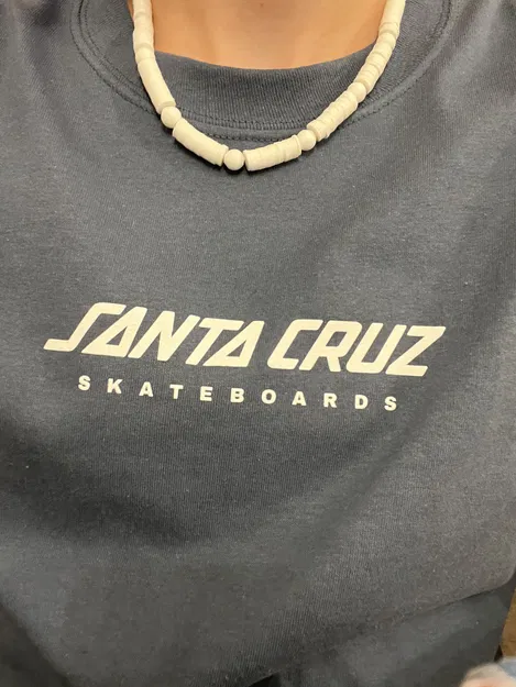 Dây chuyền "pearl and puka beachy dupe necklace" phiên bản in 3D - Image 1