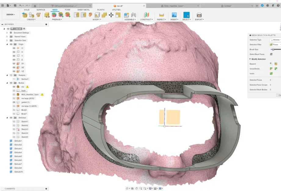 Khuôn mẫu Gasket cho Meta Quest 3 - Image 1