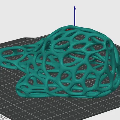 Chân Cắm Nhang Hình Cá Narwhal Phong Cách Voronoi