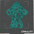 Chân Cắm Nhang Hình Cá Narwhal Phong Cách Voronoi - Thumbnail 5