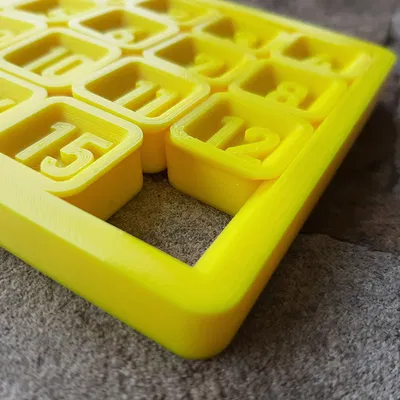 Bộ Xếp Số Trượt In Dính (Print in Place Sliding Number Puzzle)