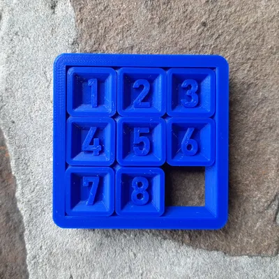 Bộ Xếp Số Trượt In Dính (Print in Place Sliding Number Puzzle)